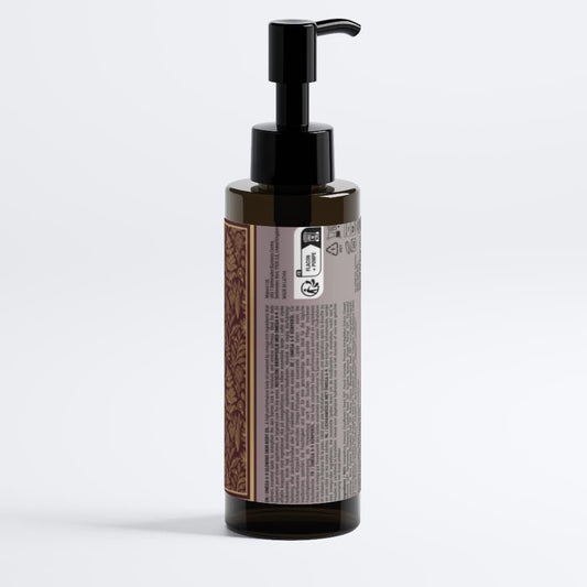Skin body oil by AUREQ in a stylish pump bottle for nourishing and glowing skin.